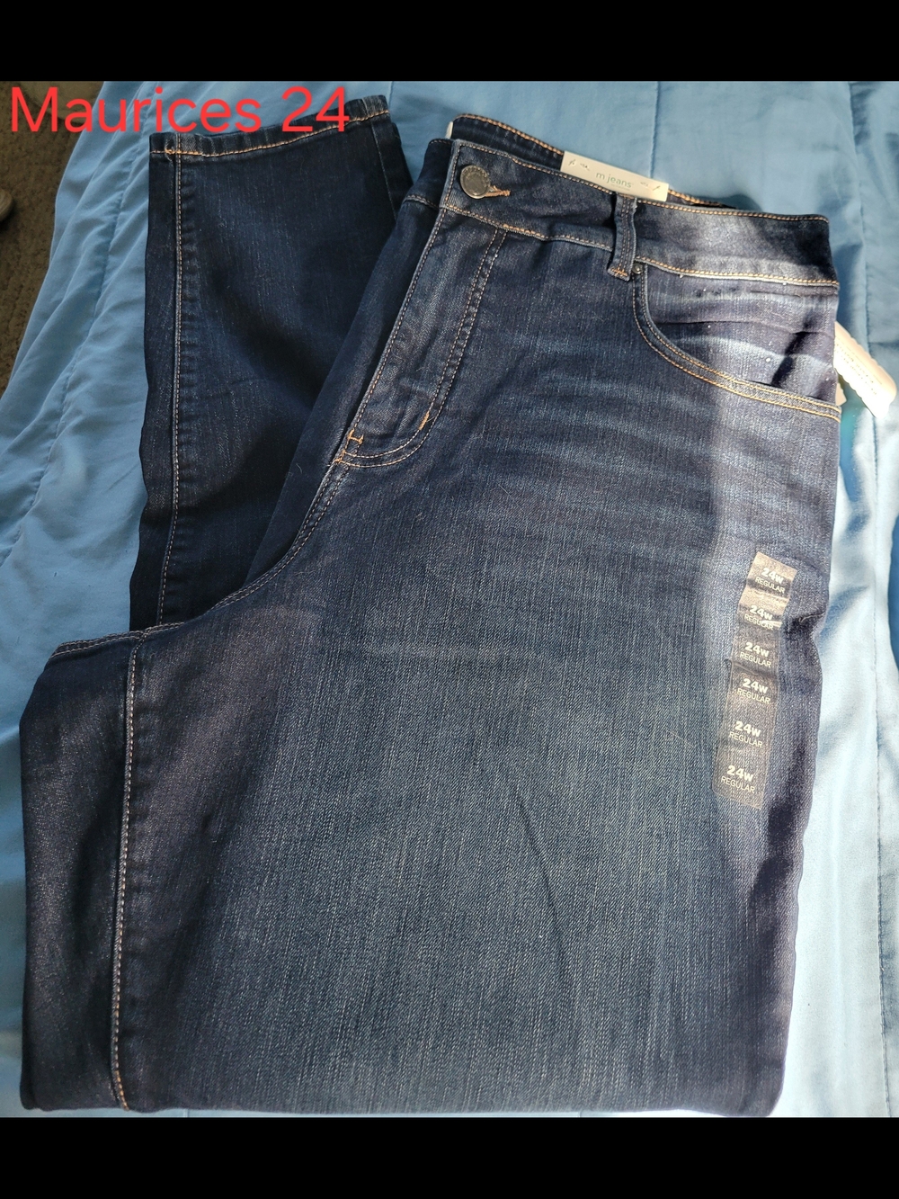 Maurices Women's Dark Blue Skinny Jeans